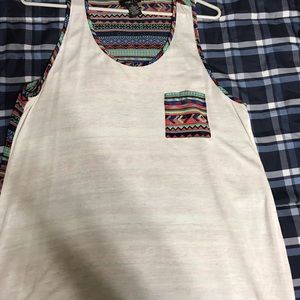 White and Aztec tank